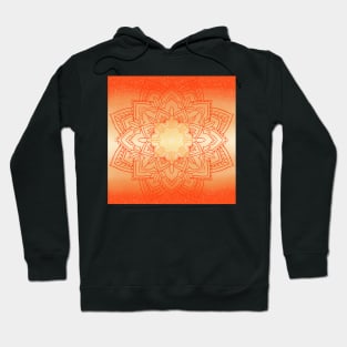 Orange & Yellow Gradient Mandala Hoodie